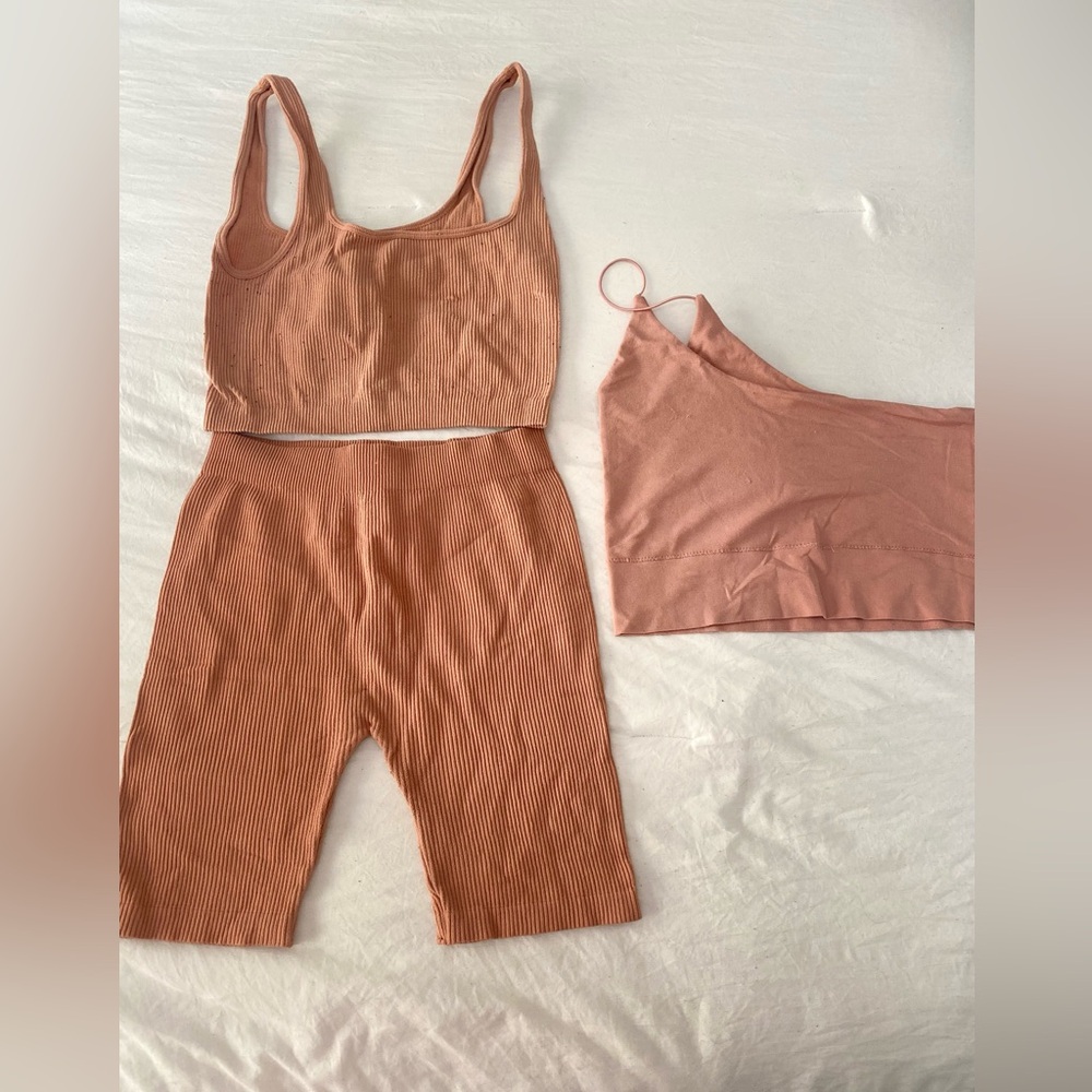 Zara stretchy workout set